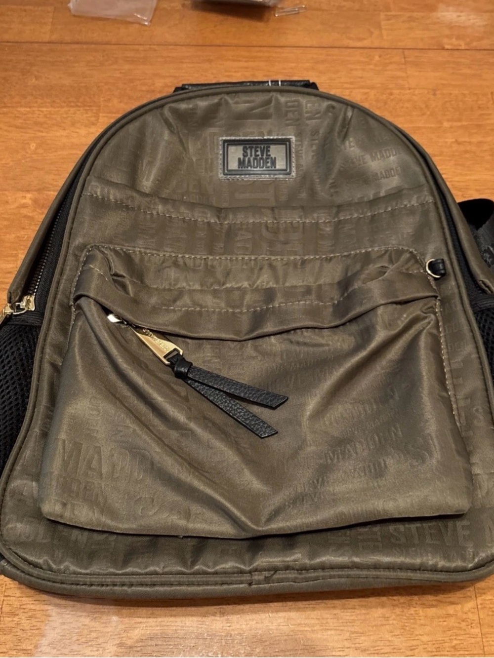 Steve Madden Olive Green Unisex Backpack